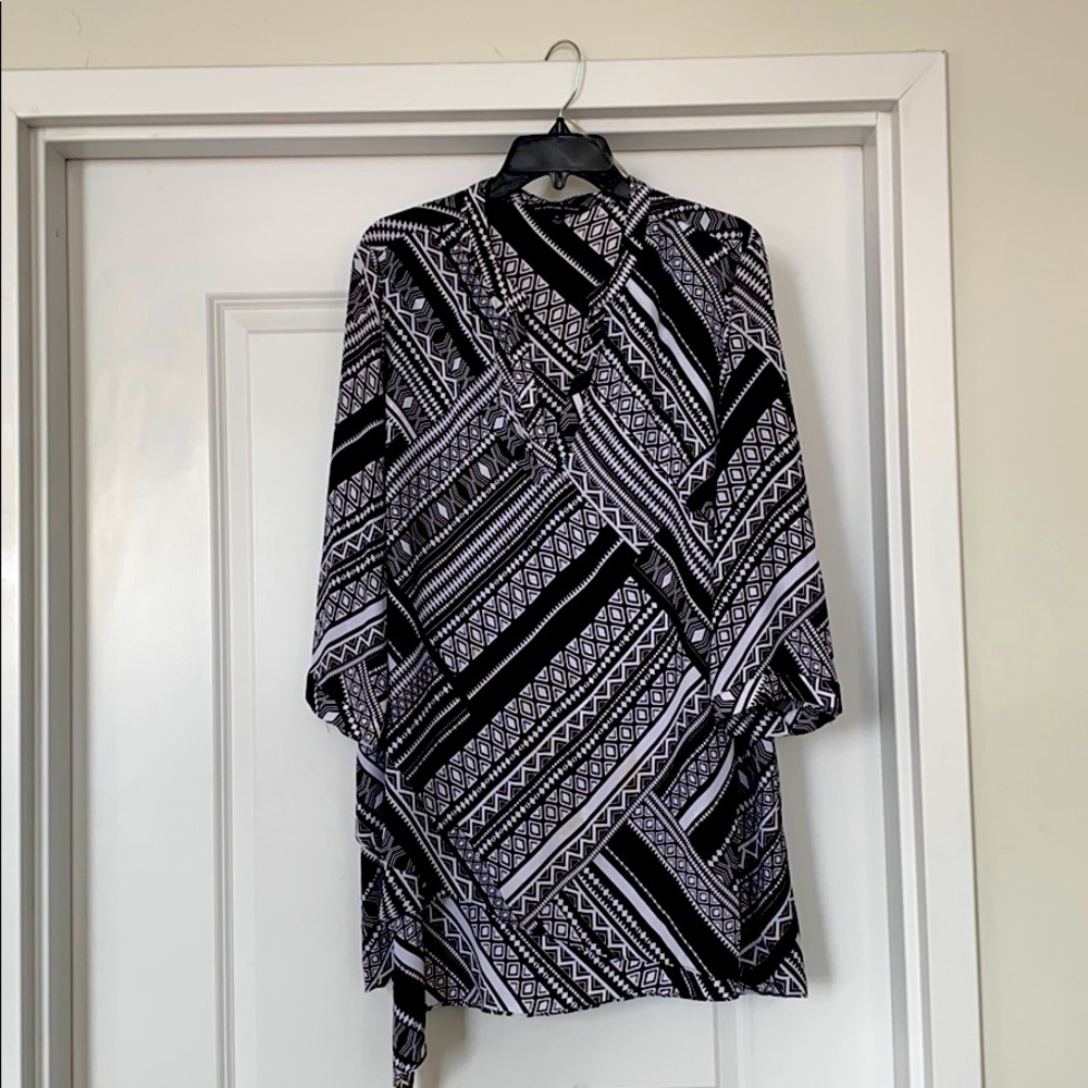 Geometric blouse
